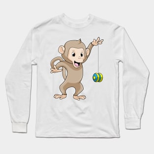 Monkey with Yo-yo Long Sleeve T-Shirt